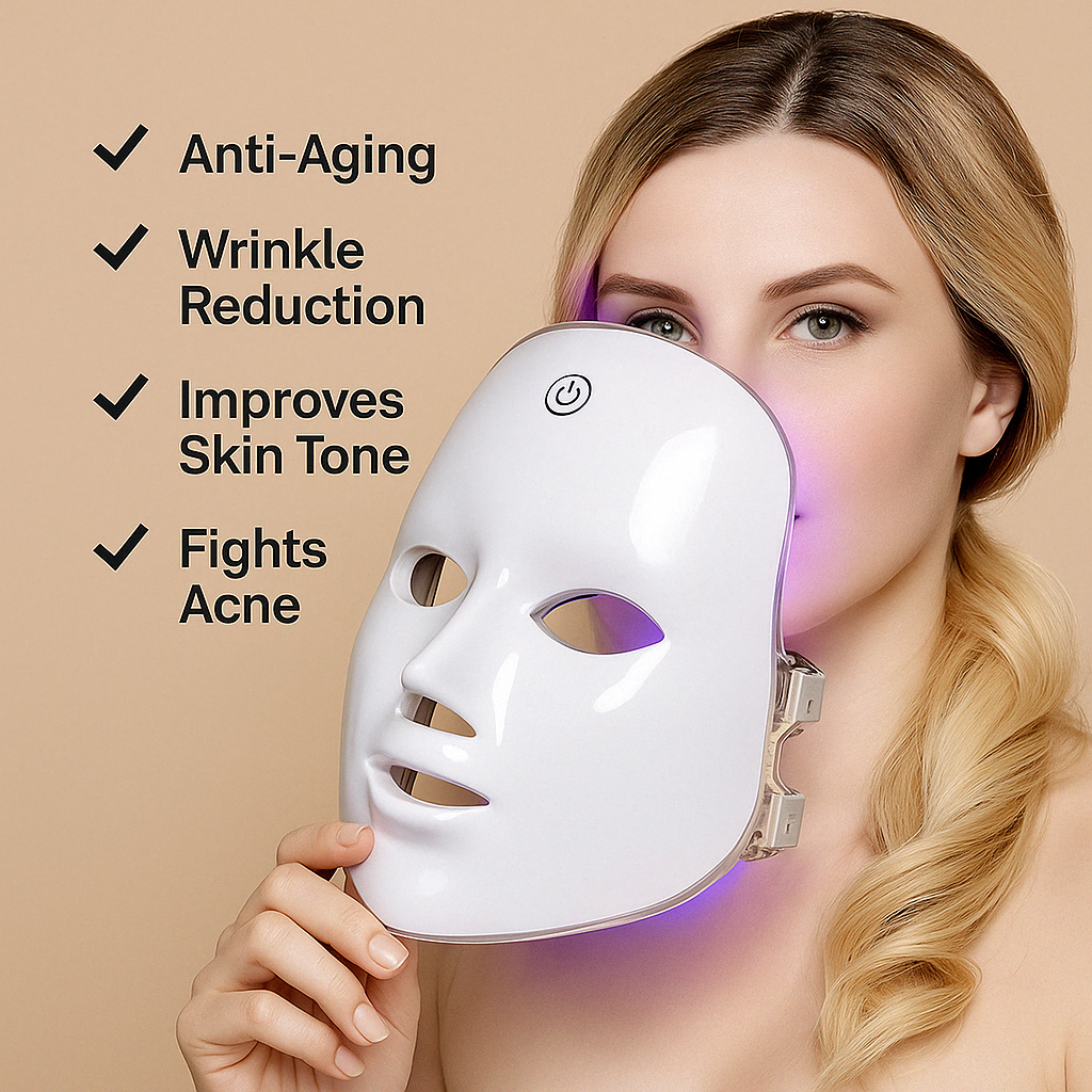 Arabic Mall™-LED FACE GLOWING MASK