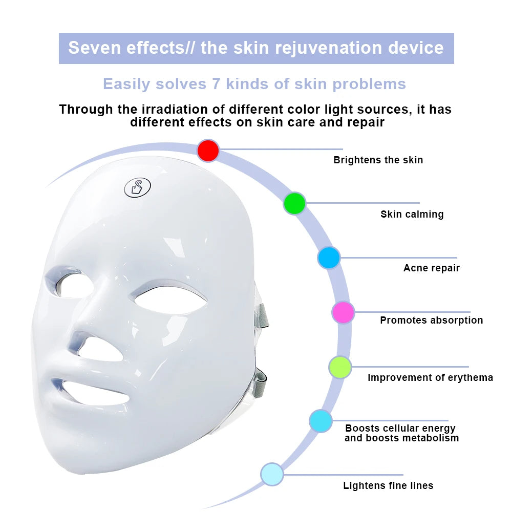 Arabic Mall™-LED FACE GLOWING MASK