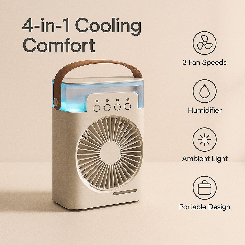 Arabic Mall™-Ice Air Cooling Fan