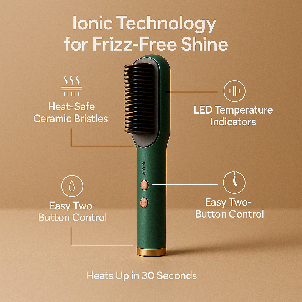 Arabic Mall™-Professional Hair Straightening Comb
