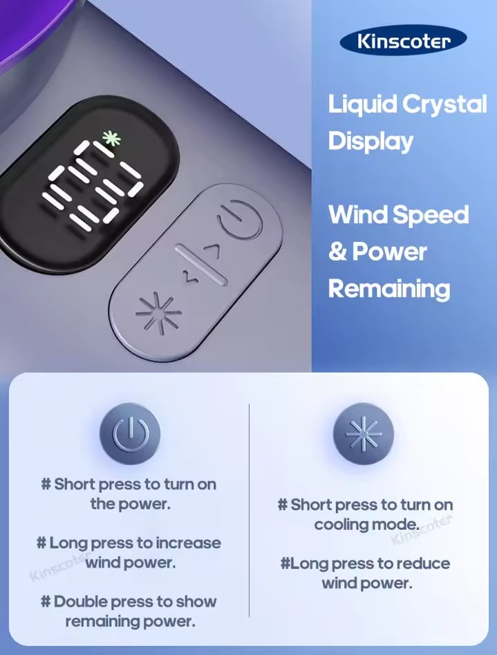 ARABIC MALL™HURRICANE HANDHELD FAN